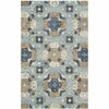 Safavieh Blossom Hand Tufted Medium Rectangle Area Rug, Blue and Multicolor - 5 x 8 ft. BLM403B-5